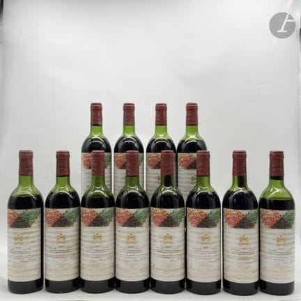 12 B CHÂTEAU MOUTON ROTHSCHILD (Caisse Bois d'orig