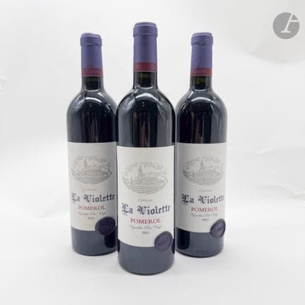 3 B CHÂTEAU LA VIOLETTE (1 e.t.h.), Pomerol, 2011