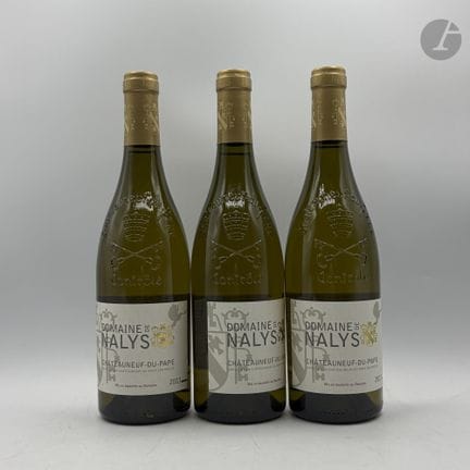 3 B CHÂTEAUNEUF DU PAPE Blanc, Domaine de Nalys, 2
