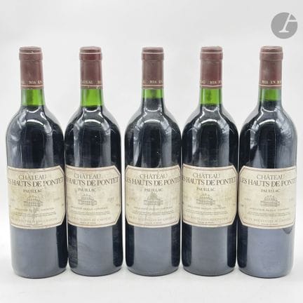 5 B CHÂTEAU LES HAUTS DE PONTET (3 B.G; e.t.h. à e
