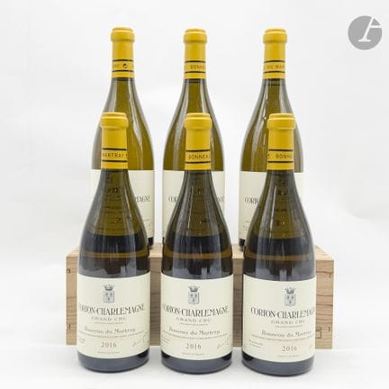 6 B CORTON-CHARLEMAGNE (Grand Cru) (Caja de madera