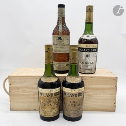 3 瓶 B 特级干邑珍藏特选 70 cl 40%（L.B. 致 M.B.；e.l.s；c.s.），罗