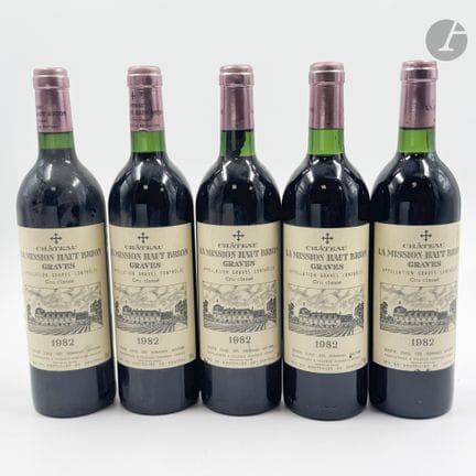 5 B CHÂTEAU LA MISSION HAUT-BRION (3 B.G; 3 e.l.a;