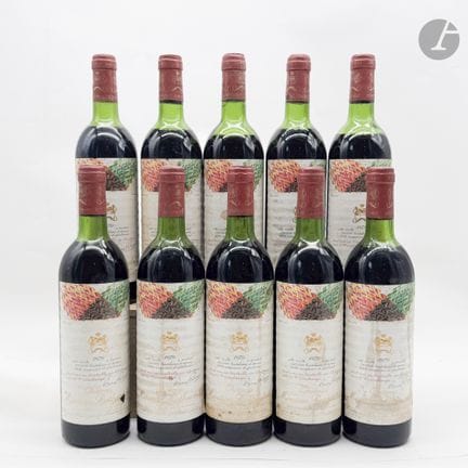 10 B CHÂTEAU MOUTON ROTHSCHILD (Caisse Bois d'orig
