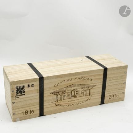1 B CHÂTEAU MARGAUX (Caisse Bois d'origine cerclée