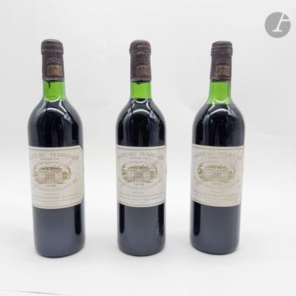3 B CHÂTEAU MARGAUX (1 B.G; 1 T.L.B. et 1 H.E.+; e