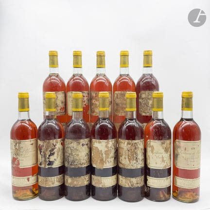 12 B CHÂTEAU D'YQUEM (Caisse Bois d'origine sans p