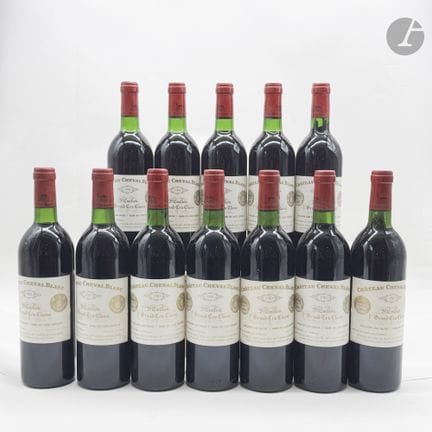 12 B CHÂTEAU CHEVAL BLANC (Caisse Bois d'origine d