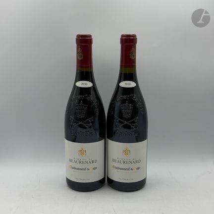 2 B CHÂTEAUNEUF DU PAPE Rouge, Domaine de Beaurena