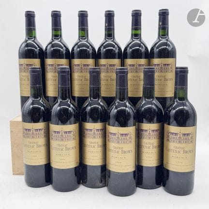 12 B CHÂTEAU CANTENAC BROWN (Caisse Bois d'origine