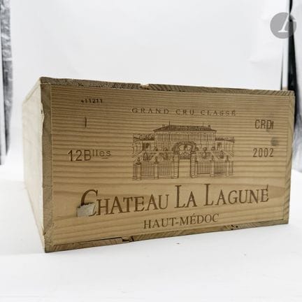 12 B CHÂTEAU LA LAGUNE (Caisse Bois d'origine), GC