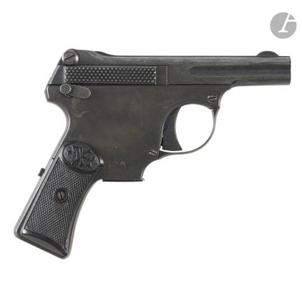 Pistola Erika Pfannl, a sei colpi, calibro 4,25 mm