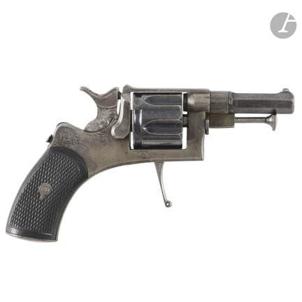 Revolver tipo Chamelot Delvigne, a sei colpi, cali