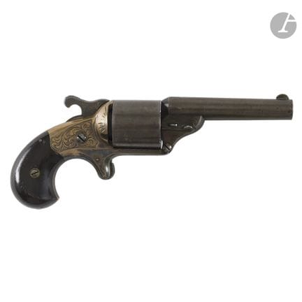 Revolver Moore’s Frontloading Teat-Fire, six coups