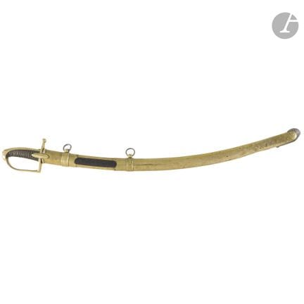 Sabre de chasseur à cheval de la garde impériale.
