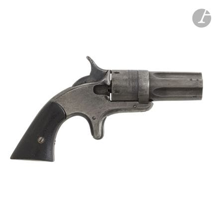 Revolver poivrière Continental Arms, cinq coups, c