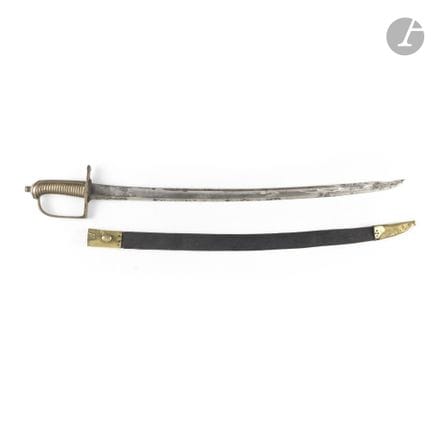 Sabre briquet modèle 1767 de fabrication révolutio