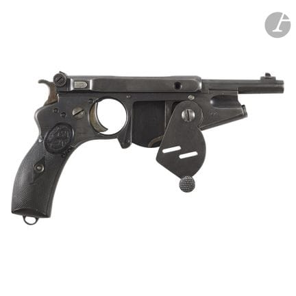 Rara pistola semiautomatica «Bergmann N. 2», a sei