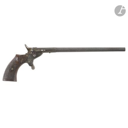 Pistola tipo “ciclista”, a colpo singolo, calibro 