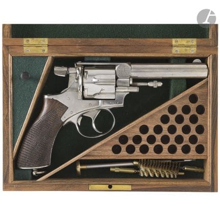Revolver Hill’s, a sei colpi, calibro 32, doppia a