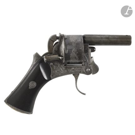 Piccola pistola tascabile Fauré Le Page di Parigi,