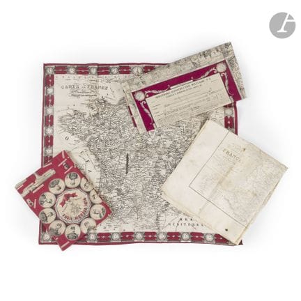 Set di quattro fazzoletti:
- Fazzoletto con «mappa