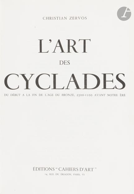 ZERVOS (Christian), The Art of the Cyclades: From 