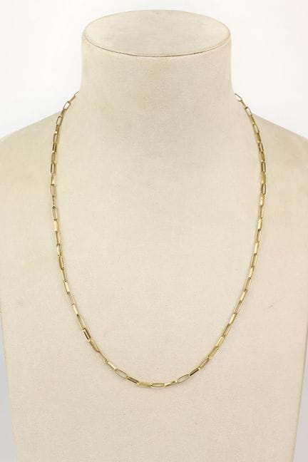 Halskette aus Gelbgold (750) mit länglichen Gliede