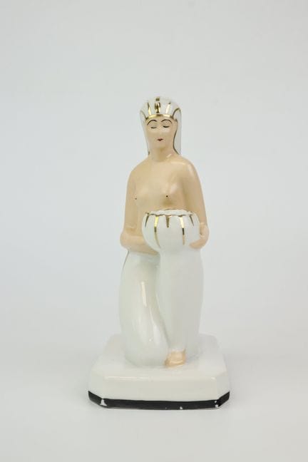 Robj Paris, brûle-parfum Egyptienne en porcelaine 