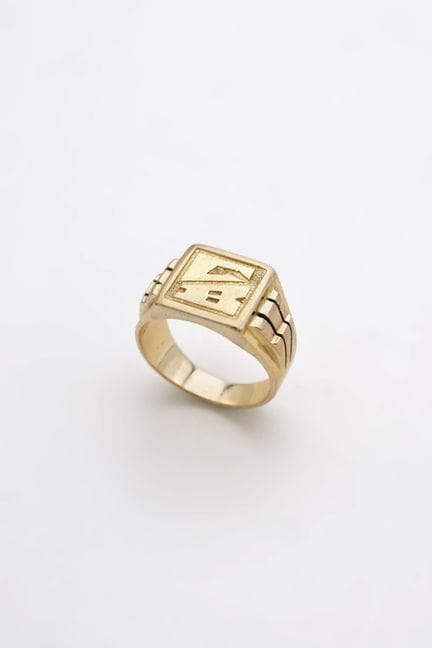 Ring für den kleinen Finger aus Gelbgold (750) mit