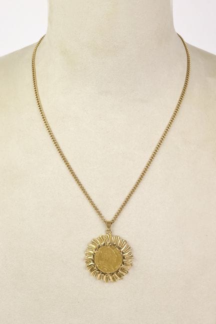 Halskette aus Gelbgold (750) mit einem durchbroche