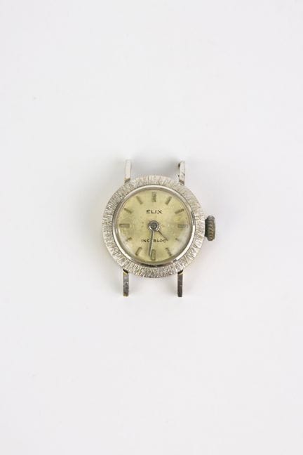 Elix, a 1960s ladies' watch case in white gold (75