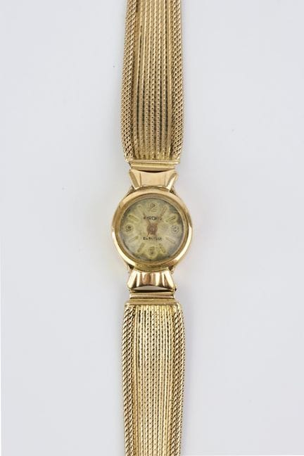 Pirofa, a ladies' watch from the 1960s in yellow g