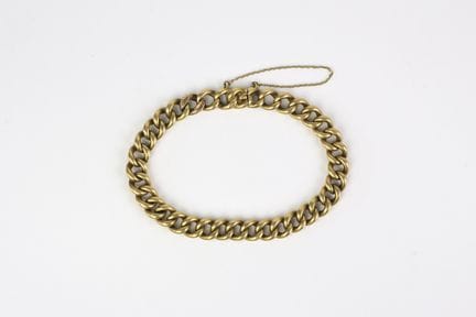 Panzerkette aus Gelbgold (750), Sicherheitskette, 