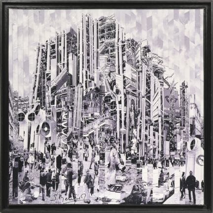 塞尔日·门金斯基（1929-2017），蓬皮杜艺术中心，原版单版画，编号1444，左下角签名，经核证