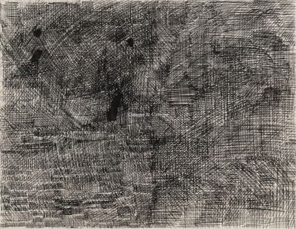范·霍伊唐克·保罗 1925-2025  -  构图  纸本水墨画。Dessin à l'encre