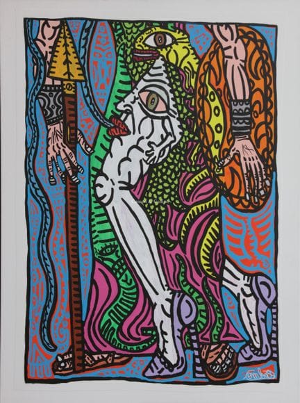 COMBAS ROBERT 1957  -  "Ensemble di personaggi, tr