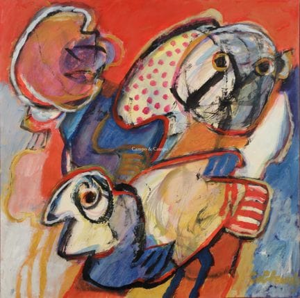 COBBAERT JAN 1909-1995  -  "Spiriti maligni"  Tecn