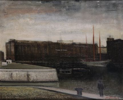 VINCK JOZEF 1900-1979  -  Bonapartedok  Óleo sobre