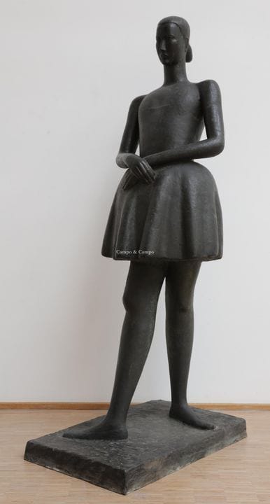 JESPERS OSCAR 1887-1970  -  Danseuse  Brons. Bronz