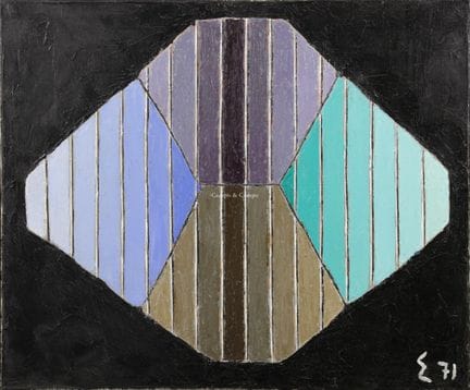 BORGRAVE ELIE 1910-1992  -  Composition  Olie op d