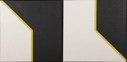 德·科克·吉尔伯特（1928-2007） 双联画《阿莱西亚》 布面油画 / 背面标注2000（2幅）