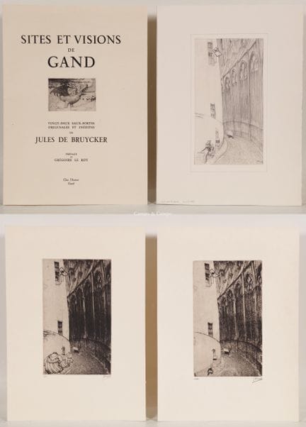 DE BRUYCKER JULES 1870-1945  -  Portefolio 'Sites 