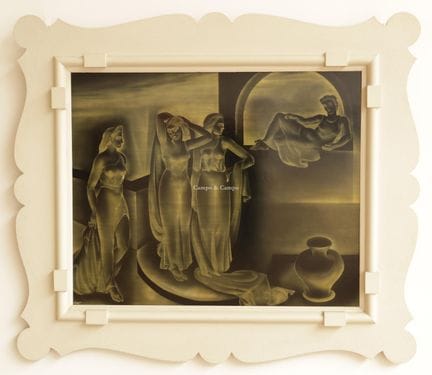 SMET GUST 1911  -  Figura mitológica  Óleo sobre t