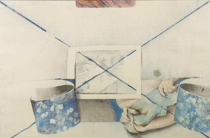 MARA POL 1920-1998  -  Aquarel op papier. Aquarell