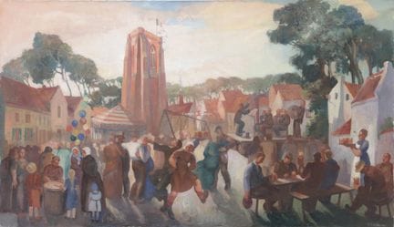 DE SMEDT JOS 1894-1970  -  Grande Fête du village 