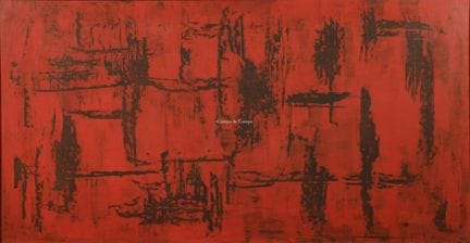 PERNATH HUGHES 1931-1975  -  Composición roja  Óle