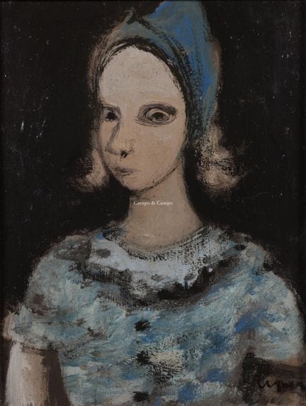 JESPERS FLORIS 1889-1965  -  Retrato de una niña  