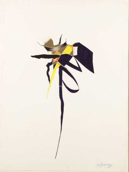 DOGANÇAY BURHAN 1929-2013  -  Composizione (Ribbon