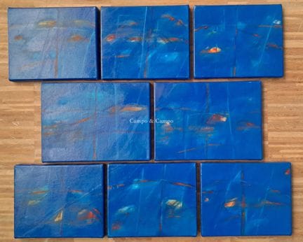 CLOOTS BEN 1948  -  Costellazione con otto opere  